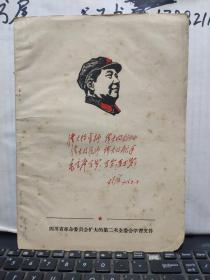 四川省革命委员会扩大的第二次全委会学习文件（目录参照书影）客厅2-3