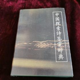 中国探索诗鉴赏词典（1989年一版一印）
