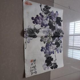 著名四川画家 雷绍成 国画2 长64宽45 终身保真