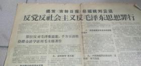 揭发报 1966年。看图  特种报纸