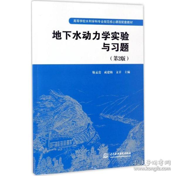 地下水动力学实验与题 大中专理科水利电力 靳孟贵,成建梅,文章 主编 新华正版