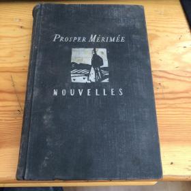 PROSPER MERIMEE NOUVELLES 梅里美短篇小说选 法文版 1958年