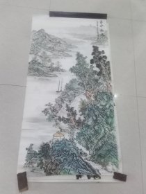 就爱小名头大幅精品，水墨滋润，买家自鉴工艺品.国画一件保证纯手绘约67+136cm，北房间