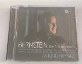 伯恩斯坦三部交响曲Bernstein 帕帕诺 Pappano 2CD 现货