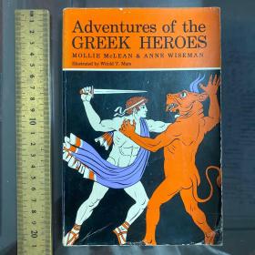 Adventures of the Greek heroes history myth mythology Language philosophy medieval英文原版