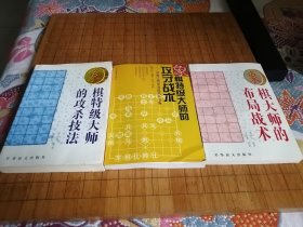 象棋特级大师的攻杀技法 象棋大师的布局战术 象棋特级大师的攻守战术 包邮