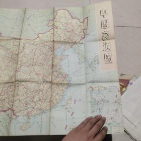 中国交通图中国铁路路线示意图1974.4