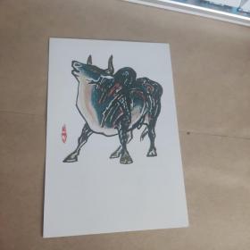 生肖牛明信片(北京邮政局发行)