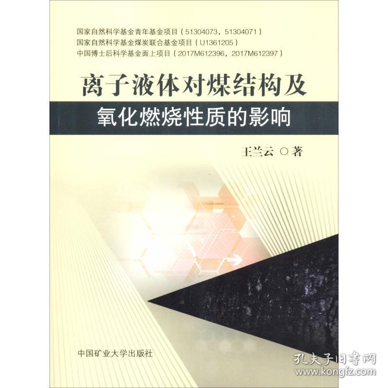 离子液体对煤结构及氧化燃烧质的影响 大中专公共基础科学 王兰云 新华正版