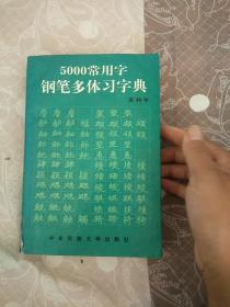 5000常用字多体钢笔习字典·