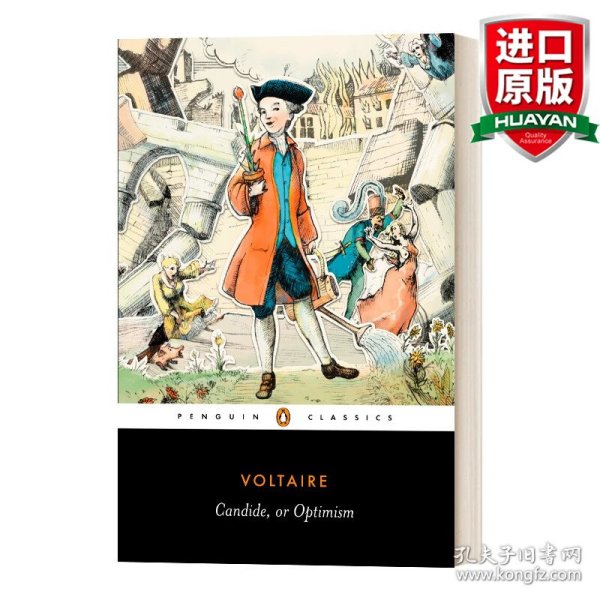 英文原版 Candide, or Optimism 老实人 伏尔泰 企鹅黑经典 Penguin Black Classics 英文版 进口英语原版书籍