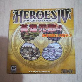 英雄无敌4(游戏光盘，完整正式版单CD)