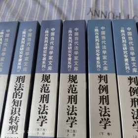 陈兴良刑法研究专著系列共十册