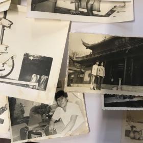 黑白 老照片 南京   21张 有单人照 旅行照  个人生活工作照