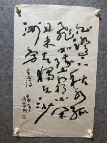 谢墨书法，53*33厘米