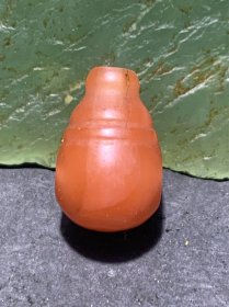 保山南红亚光通货三通佛头一个，，