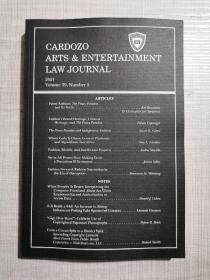 多期可选 cardozo arts & entertainment law journal 2021年 单本价