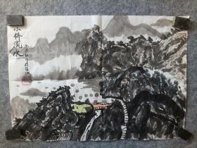 手绘山水画7