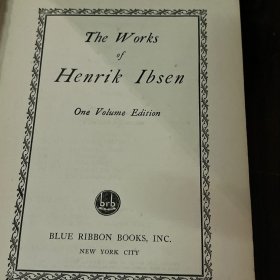 The Work of Henrik Ibsen