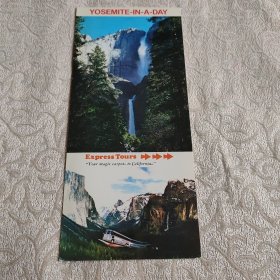 美国约塞米蒂国家公园（Yosemite National Park）一日游介绍 旅游指南介绍 卡片 国外原版