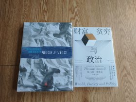 托马斯索维尔作品套装两本: 知识分子与社会+财富 贫穷 与政治 下午四点前付款当日发货