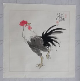 【保真】著名画家---柴京津（大吉图）｛可议价书画｝