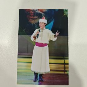 著名男高音歌唱家拉苏荣 (1) 六寸老照片1张（15x10cm）+老底片1张
