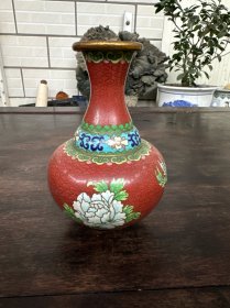 70-80年代创汇时期景泰蓝，品相如图，有磕碰，看好再拍