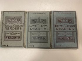 THE ROYAL CROWN READERS 三冊 1923年出版
