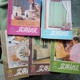 实用知识（第21、23、24、25、26期一共五本，其中23无封底）