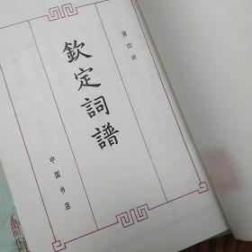 钦定词谱 二三四册  品相佳  三本