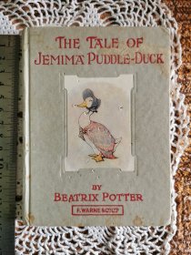 The tale of Jemima Puddle Duck彼得兔周边英国原版印刷画童书收藏