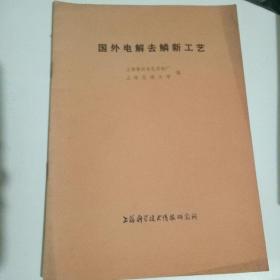 国外电解去鳞新工艺