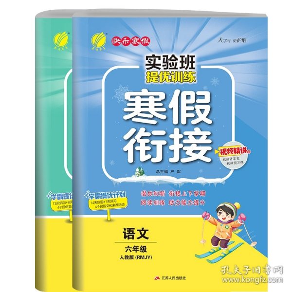 实验班提优训练寒假衔接版 六年级数学苏教版 2023年新版衔接上下册学期提优训练每日一练寒假作业本视频精讲强化基础专项练习册