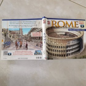 ROME reconstructed book and video 重建的罗马 镂空英文原版 带明信片