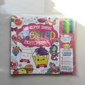 英文原版 Klutz系列 My Super Sweet Scented Sketchbook 涂鸦创意技巧 趣味儿童手工绘画书!