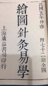 【复印件】绘图针灸易学 附七十二番全图 民国石印 全一册 医书