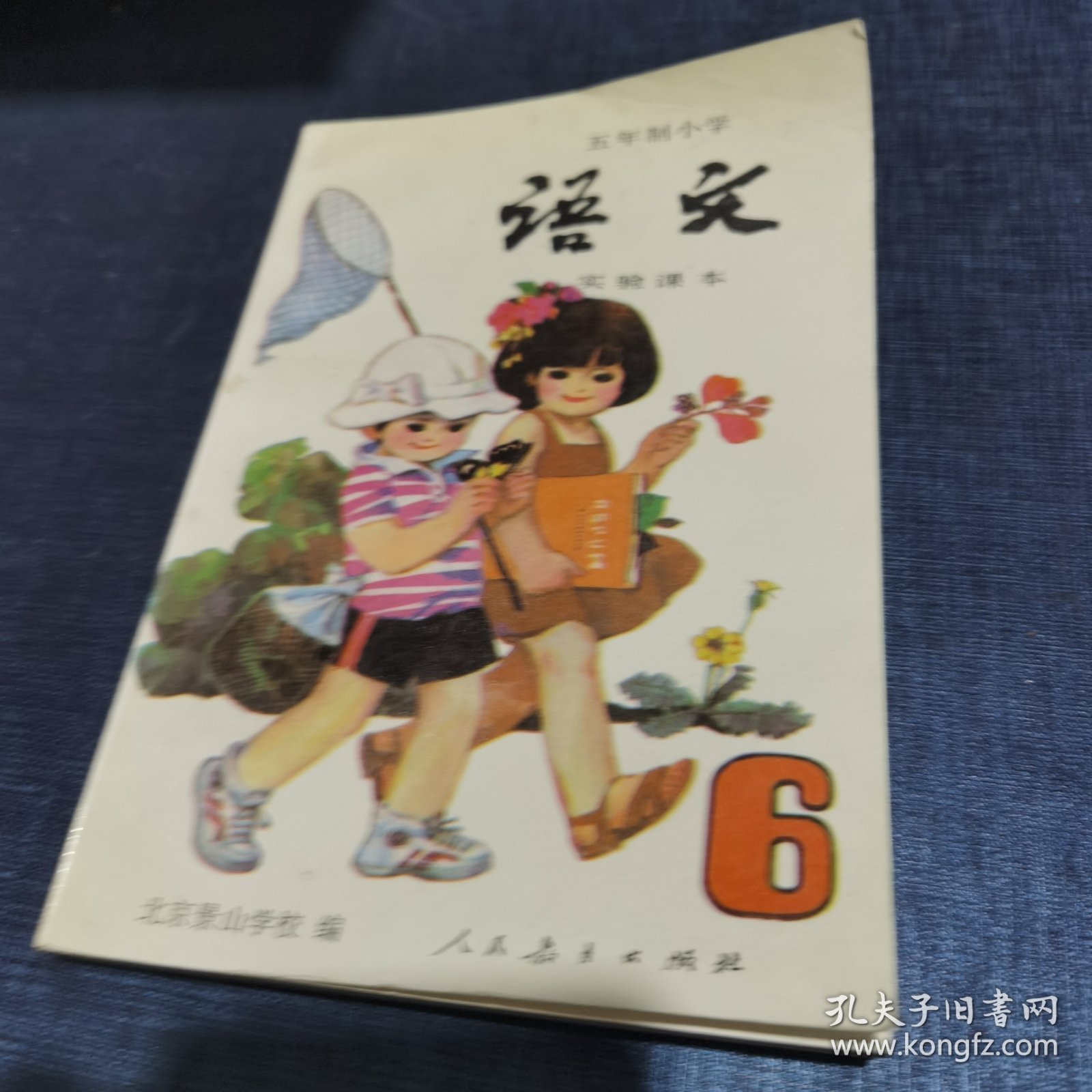 五年制小学 语文 6 实验课本