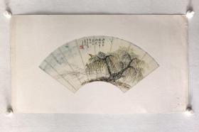 老扇面作品 落款春荫 简介不详 
实图拍摄 品相如图
​识者捡漏