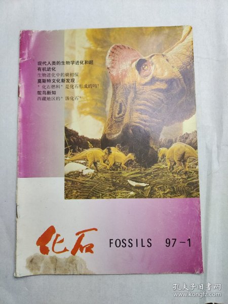 【期刊】化石（季刊） 1997.1，1997年2月出版，科学出版社出版。