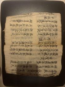 道教手抄本《玄门赞道仪》。内有：帝阙咒、收神咒、顶冠咒、命魔咒，以及各类诗词，救苦赞道、借地赞道、九宸赞道、请火赞道等等。