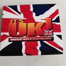日版原版唱片双碟片it's UK greatest hits & sweet melodies，可复制产品 ，非假不退。