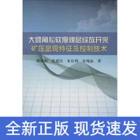 大倾角松软厚煤层综放开采矿压显现特征及控制技术