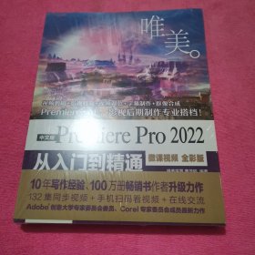 中文版Premiere Pro 2022 从入门到精通（微课视频 全彩版）（唯美）