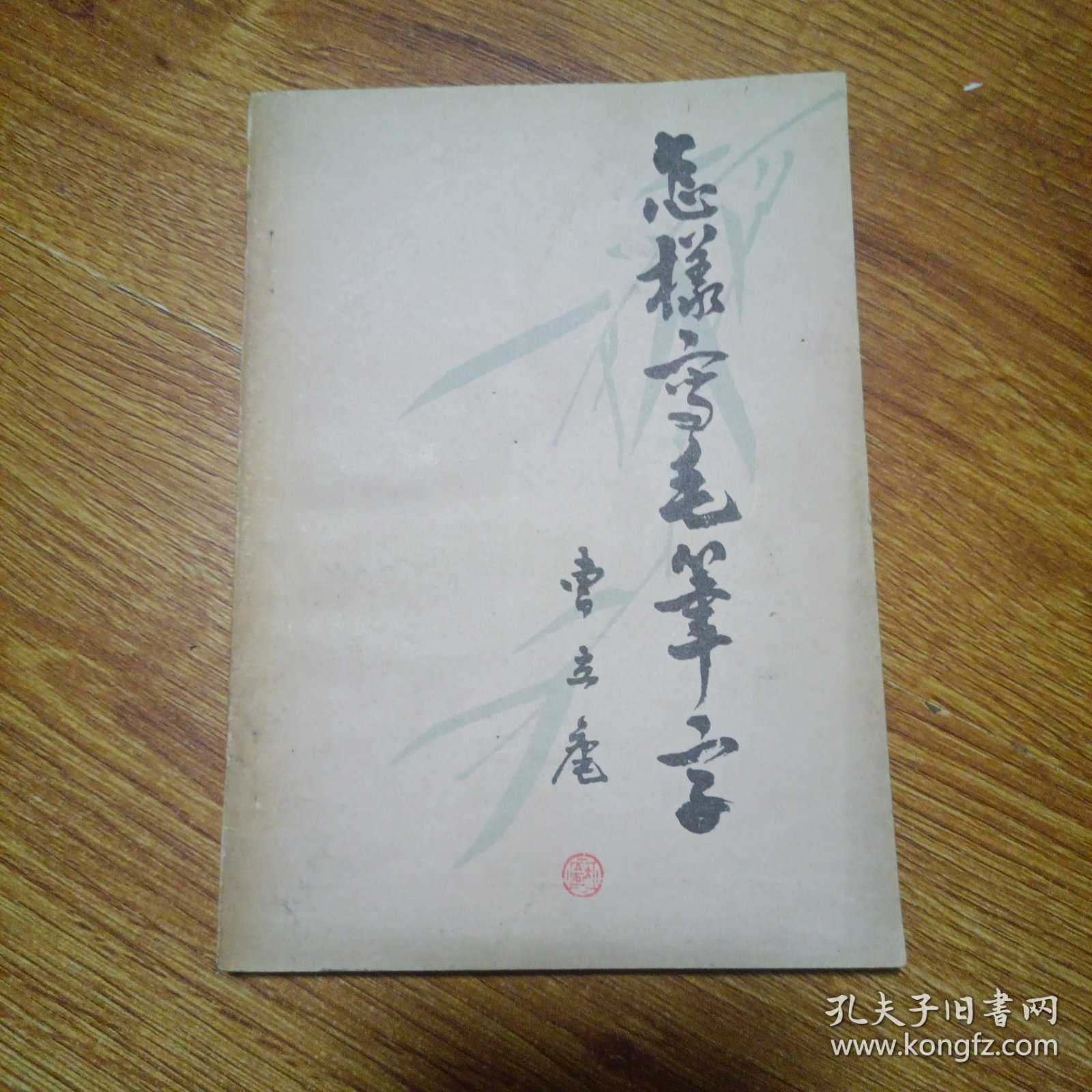 怎样写毛笔字 一版一印