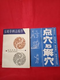 《点穴与解穴》《太极拳搏击精萃》两本合售