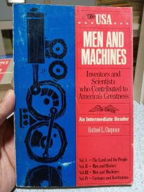 1968年，英文原版，人与机器，the USA men and machines