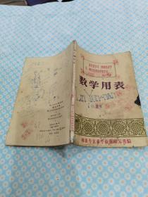 数学用表～佛山专区中学课本