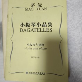 小提琴小品集：茅沅 小提琴经典小品选小提琴独奏曲 小提琴分谱 爱之欢乐小提琴分谱 4册