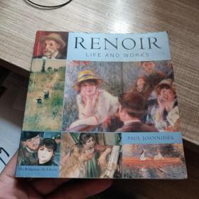 RENOIR  LIFE AND WORKS   雷诺阿  生活和作品  英文原版